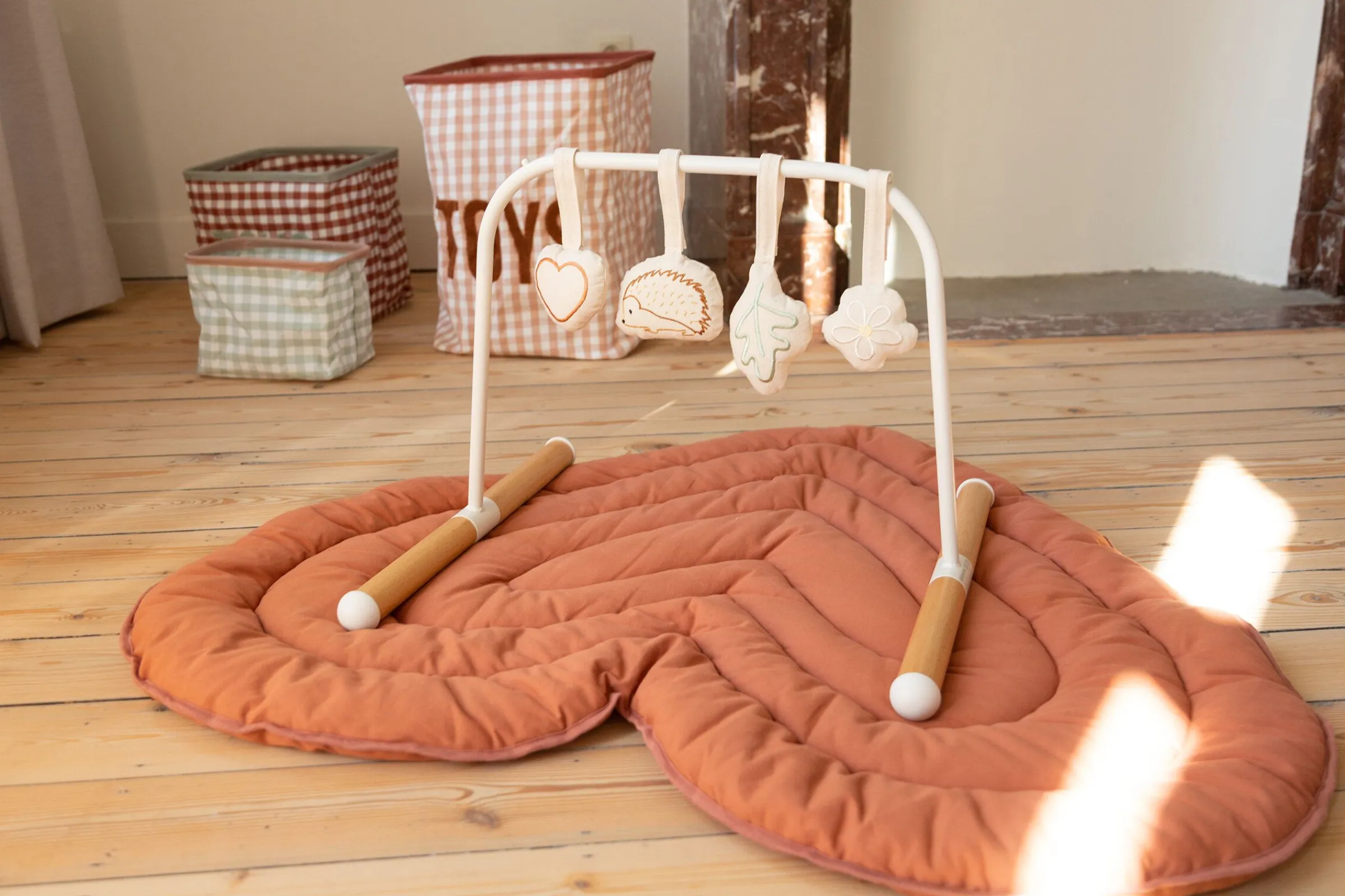 Childhome Jouets-Arche Bébé Figures - Toile - Set De 4 Pcs