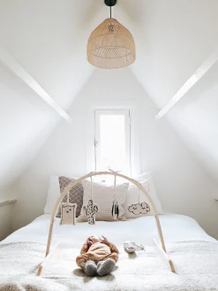 Childhome Baby Gyms & Mobile-Arche Bébé Universel Rond - Bois - Naturel