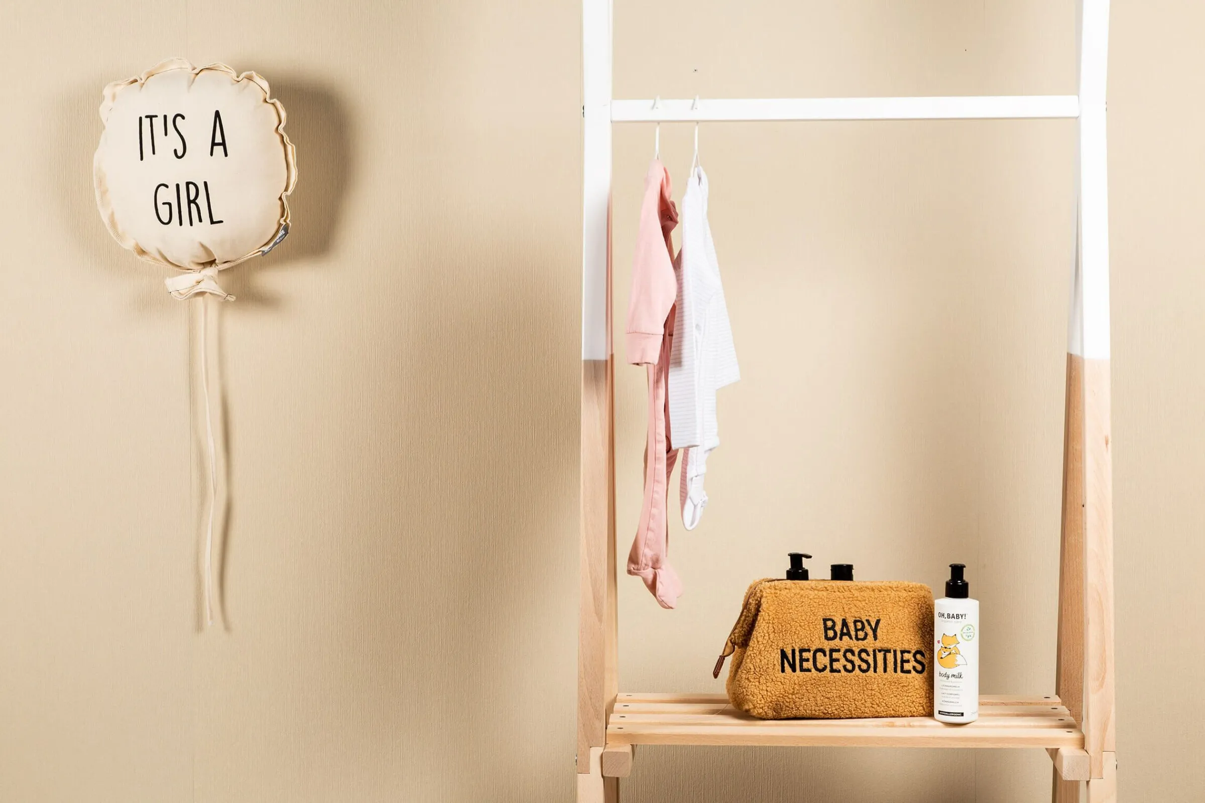 Childhome Baby Necessities|Baby Necessities-Baby Necessities Trousse De Toilette - Teddy Brun