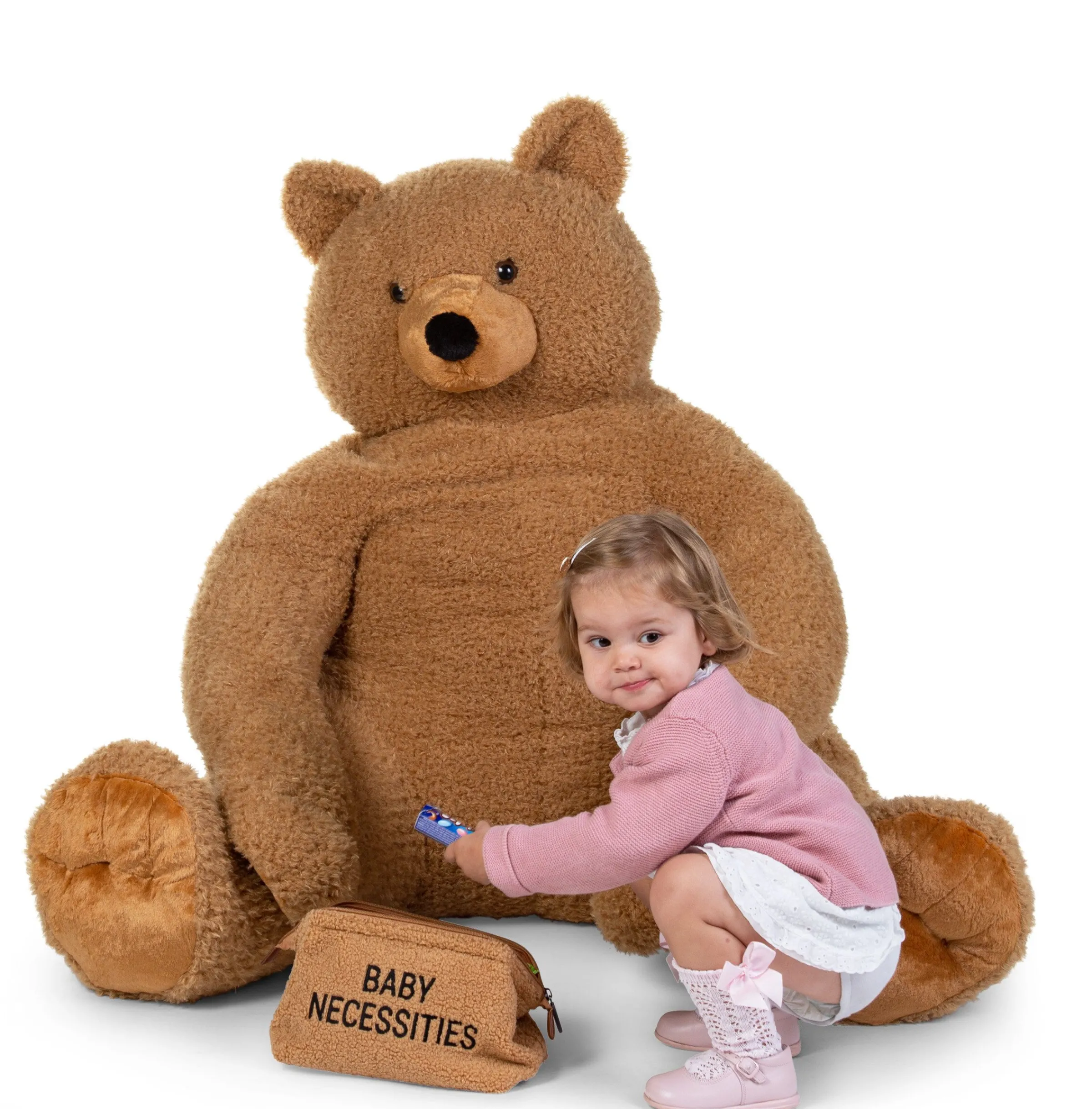 Childhome Baby Necessities|Baby Necessities-Baby Necessities Trousse De Toilette - Teddy Brun