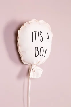 Childhome Articles Décoration Murale-Ballon Toile - It's A Boy - Décoration Murale - 35x26x8 Cm