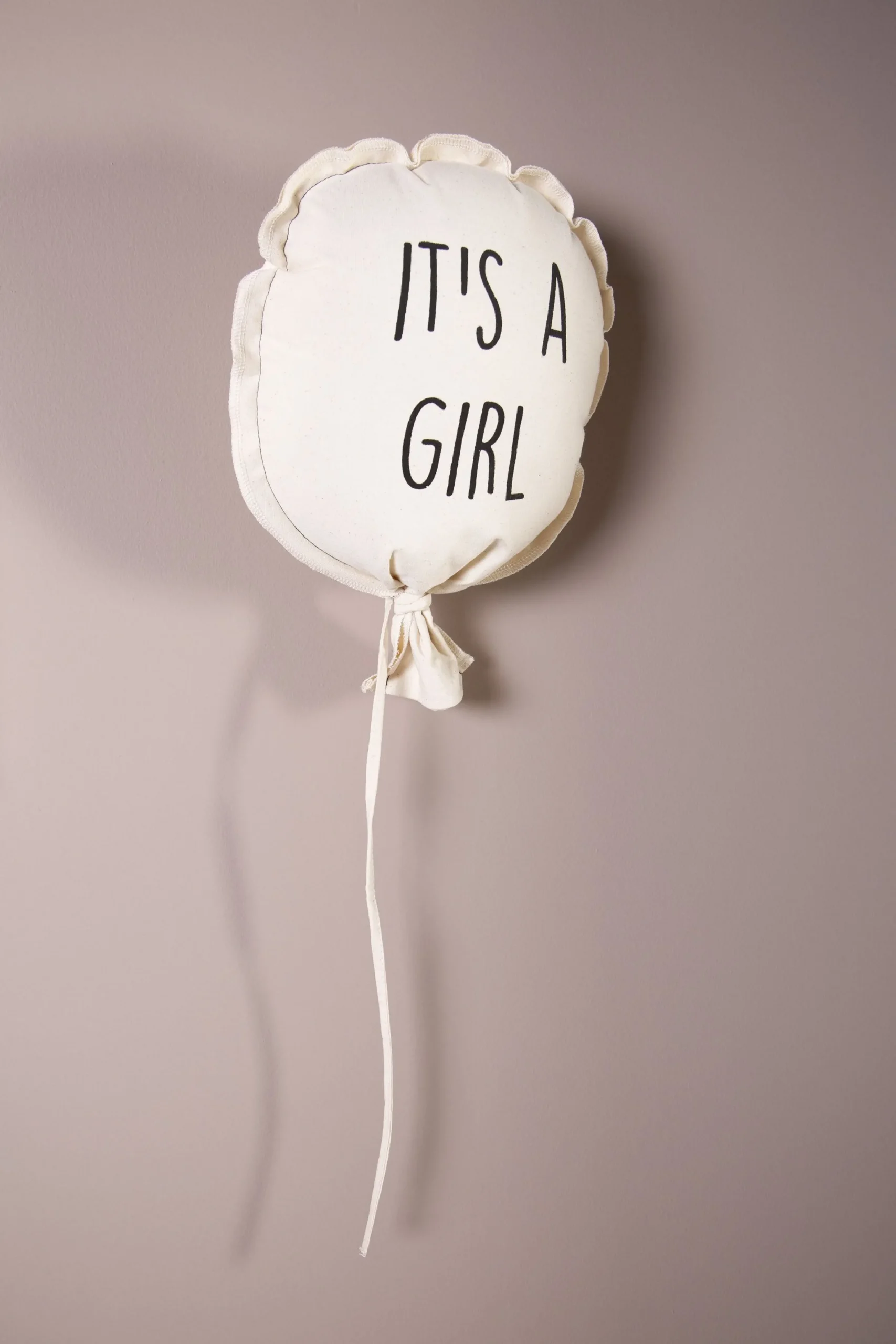 Childhome Articles Décoration Murale-Ballon Toile - It's A Girl - Décoration Murale - 35x26x8 Cm