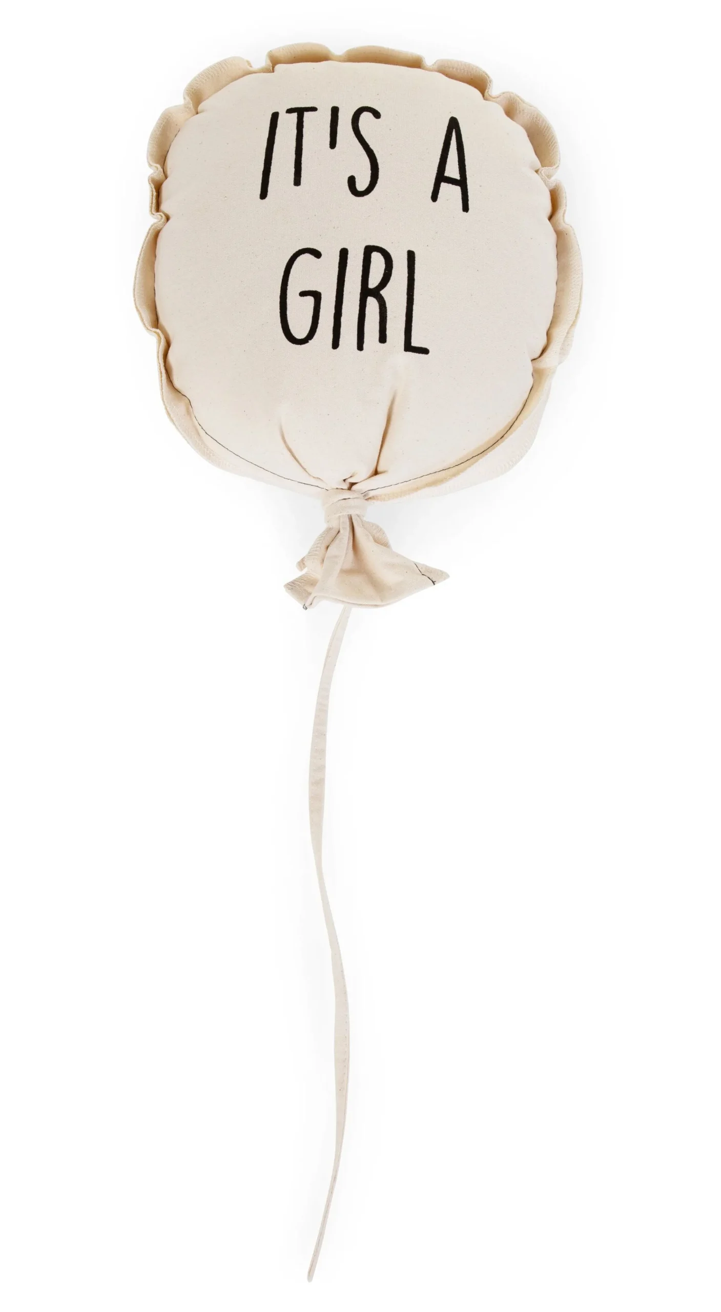 Childhome Articles Décoration Murale-Ballon Toile - It's A Girl - Décoration Murale - 35x26x8 Cm