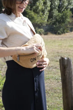 Childhome Banana Bag|Banana Bag-Banana Bag On The Go Sac De Hanche - Teddy Brun