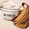 Childhome Banana Bag|Banana Bag-Banana Bag On The Go Sac De Hanche - Teddy Ecru