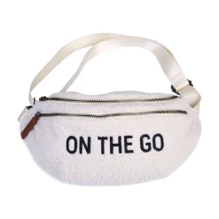 Childhome Banana Bag|Banana Bag-Banana Bag On The Go Sac De Hanche - Teddy Ecru