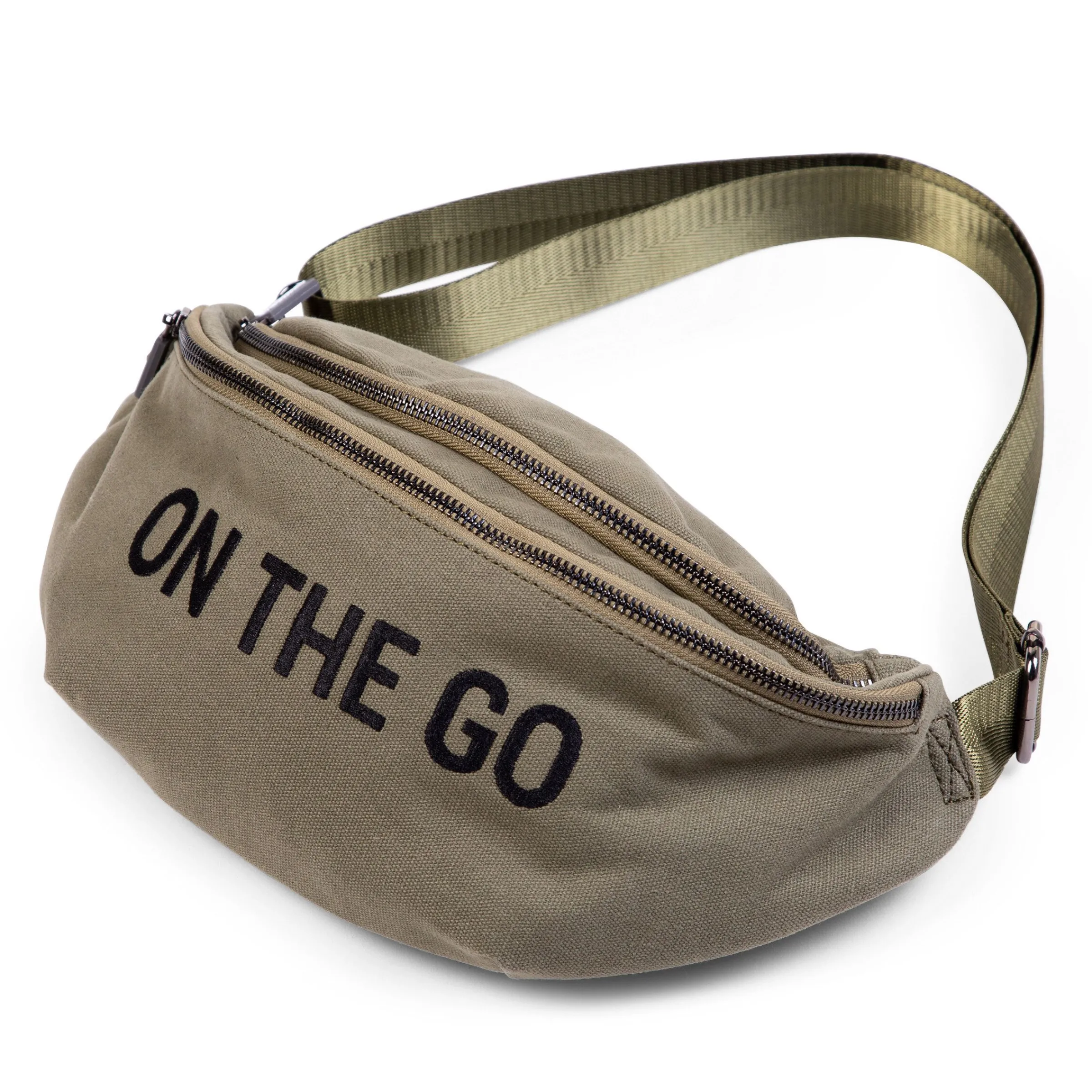 Childhome Banana Bag|Banana Bag-Banana Bag On The Go Sac De Hanche - Toile - Kaki