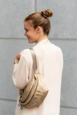 Childhome Banana Bag|Banana Bag-Banana Bag On The Go Sac De Hanche - Matelassé - Beige