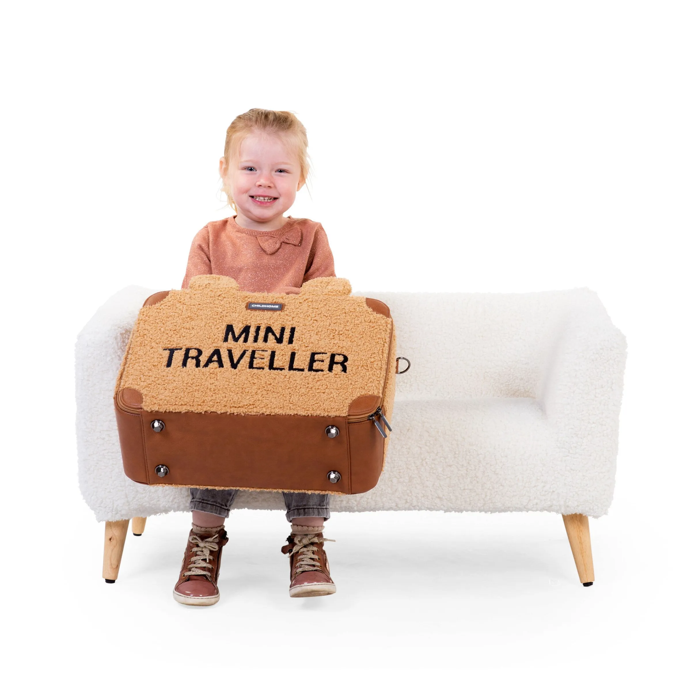 Childhome Chaises Enfants-Banc enfant Teddy offwhite