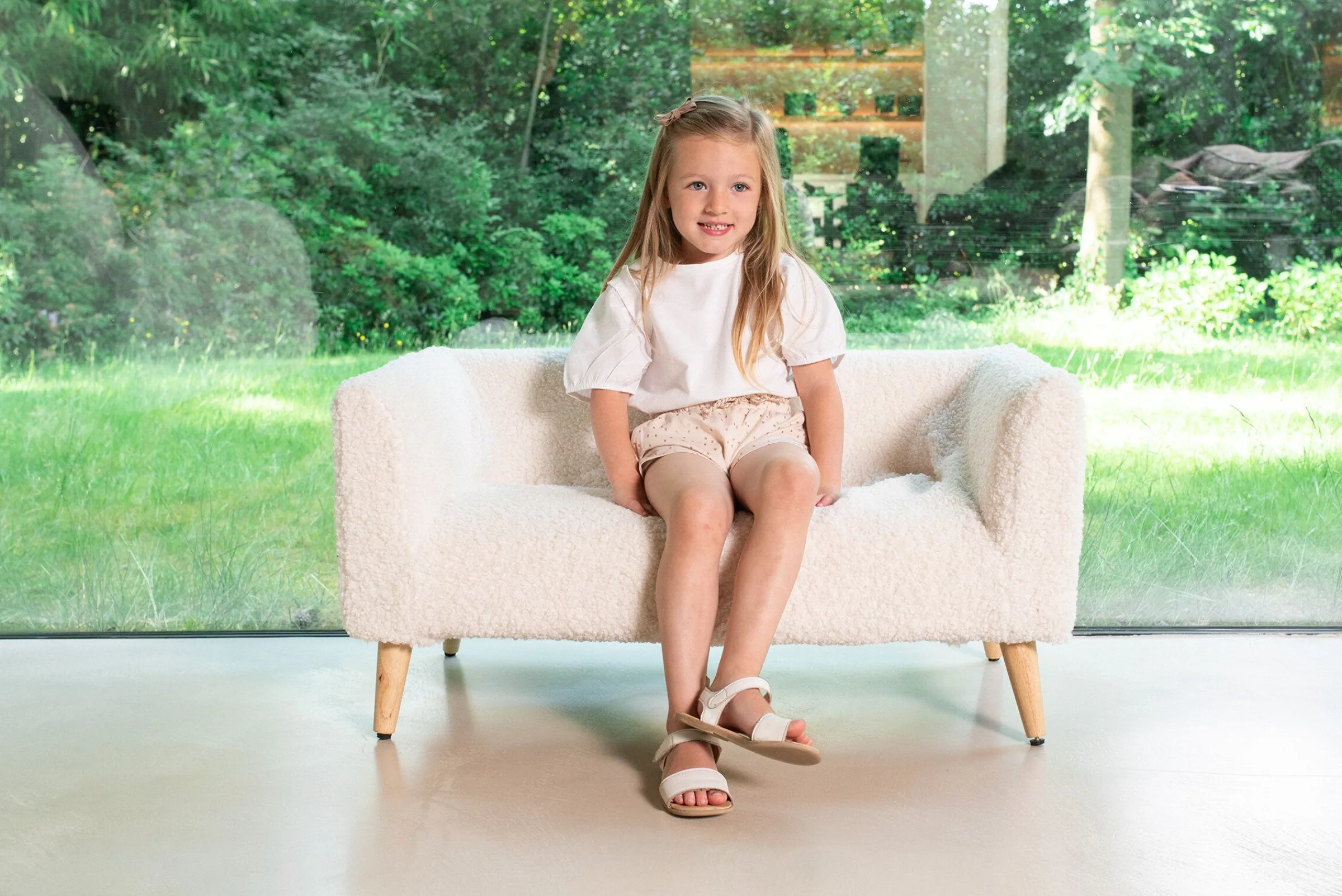 Childhome Chaises Enfants-Banc enfant Teddy offwhite