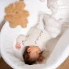 Childhome Berceaux & Cododos-Berceau en rotin pieds en métal + housse blanc cassé