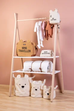 Childhome Cintres & Portes-vêtements|Berceaux & Cododos-Berceau Tipi 50x90 Cm + Etagère