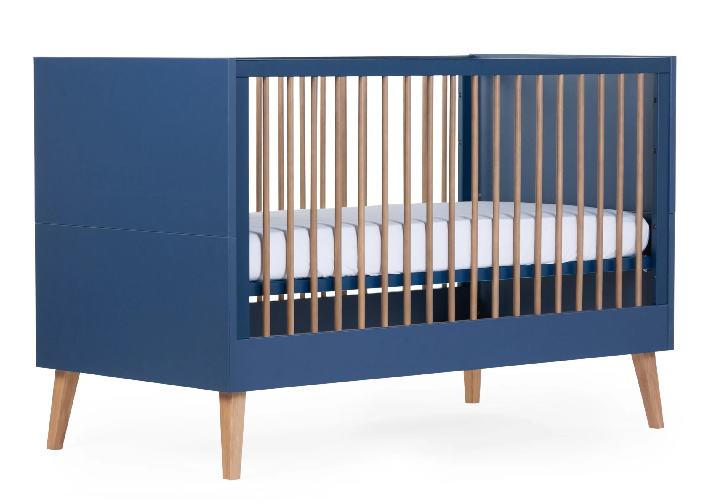 Childhome Lits D'enfant Et De Bébé|Bold Blue-Bold Blue - Lit Evolutif - 70x140 Cm + Lattes