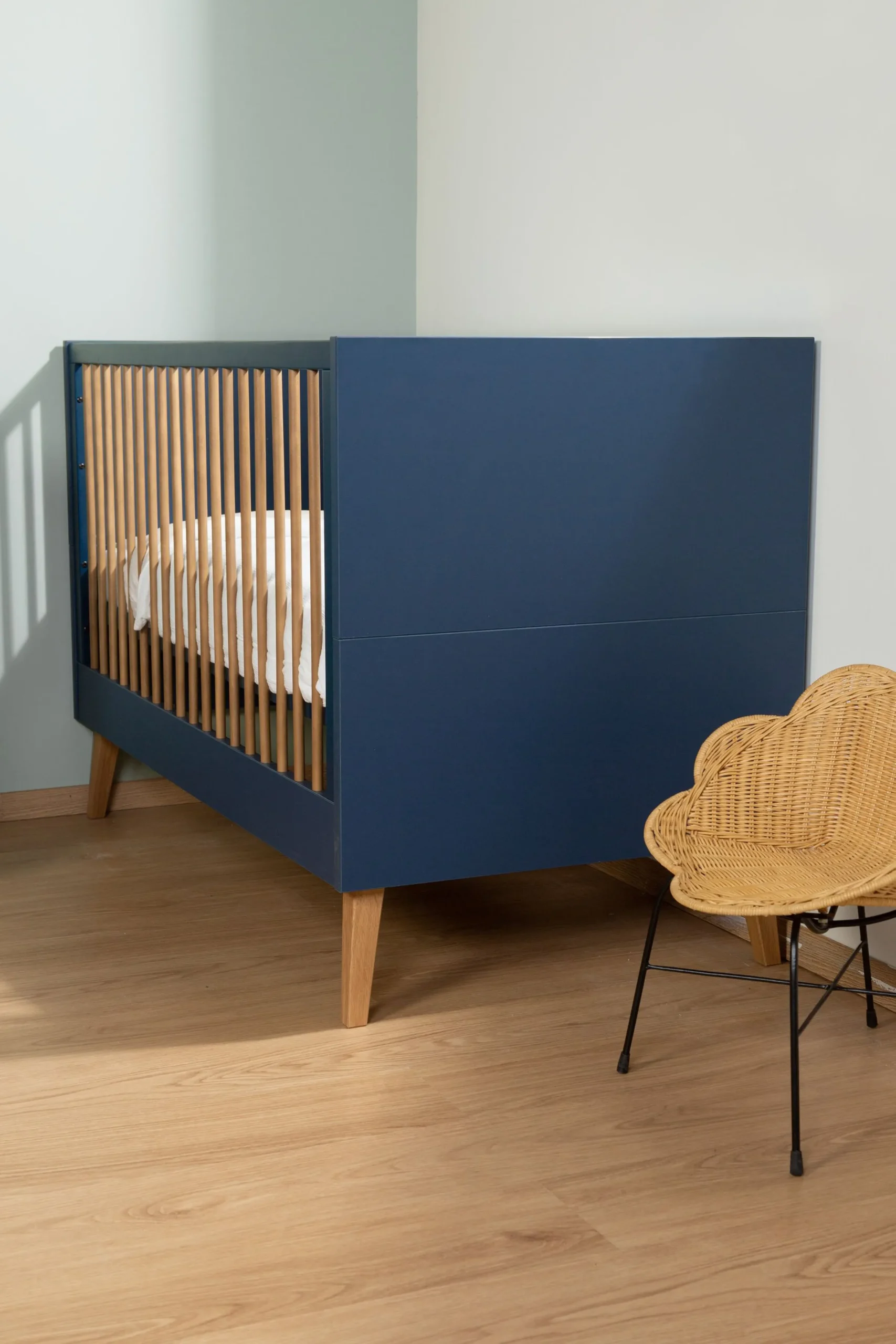 Childhome Lits D'enfant Et De Bébé|Bold Blue-Bold Blue - Lit Evolutif - 70x140 Cm + Lattes