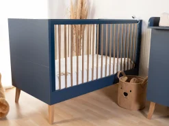 Childhome Lits D'enfant Et De Bébé|Bold Blue-Bold Blue - Lit Evolutif - 70x140 Cm + Lattes