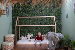 Childhome Lits D'enfant Et De Bébé|Tipi-Cadre de lit 90x200cm Maison naturelle