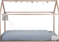 Childhome Lits D'enfant Et De Bébé|Tipi-Cadre de lit 90x200cm Maison naturelle