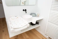 Childhome Capes De Bain-Cape De Bain + Gant - 80x80 Cm - Jersey - Hearts