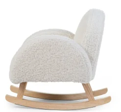 Childhome Chaises Enfants|Fauteuils À Bascule-Chaise A Bascule Pour Enfants - Teddy - Ecru Naturel