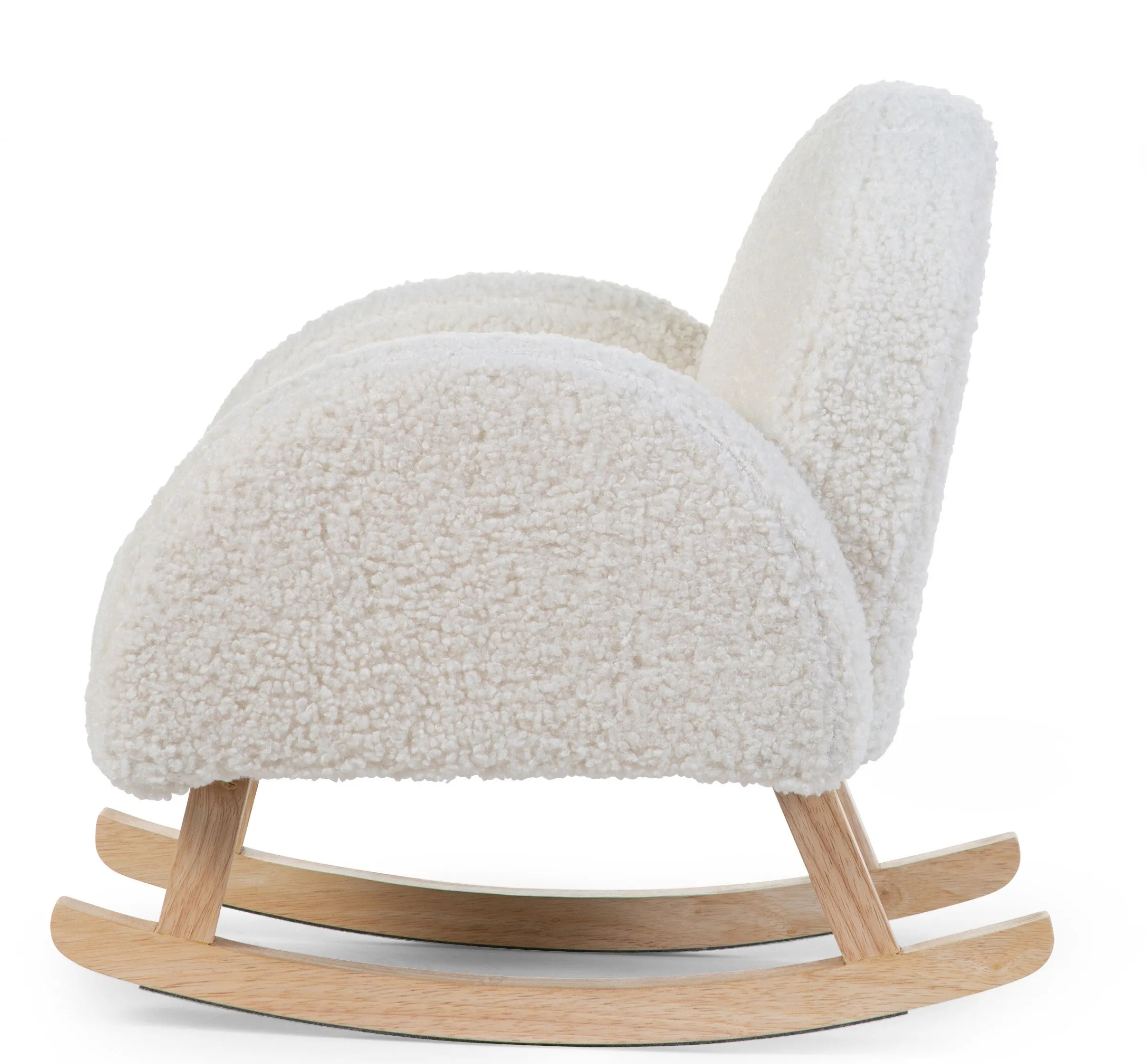 Childhome Chaises Enfants|Fauteuils À Bascule-Chaise A Bascule Pour Enfants - Teddy - Ecru Naturel