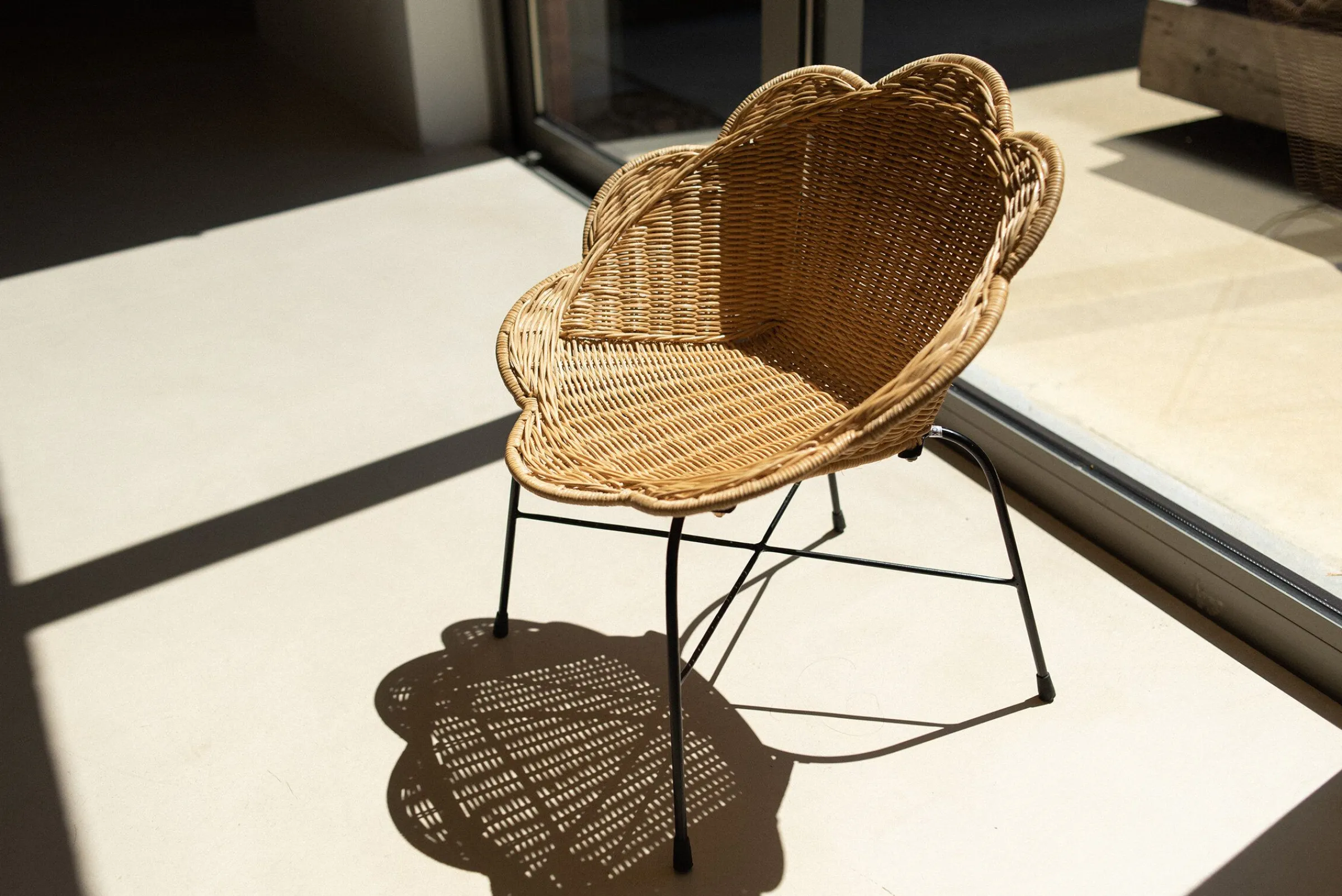 Childhome Chaises Enfants-Chaise enfant Fleur en rotin