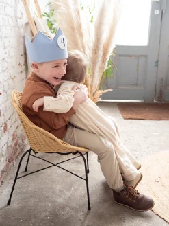 Childhome Chaises Enfants-Chaise enfant Fleur en rotin
