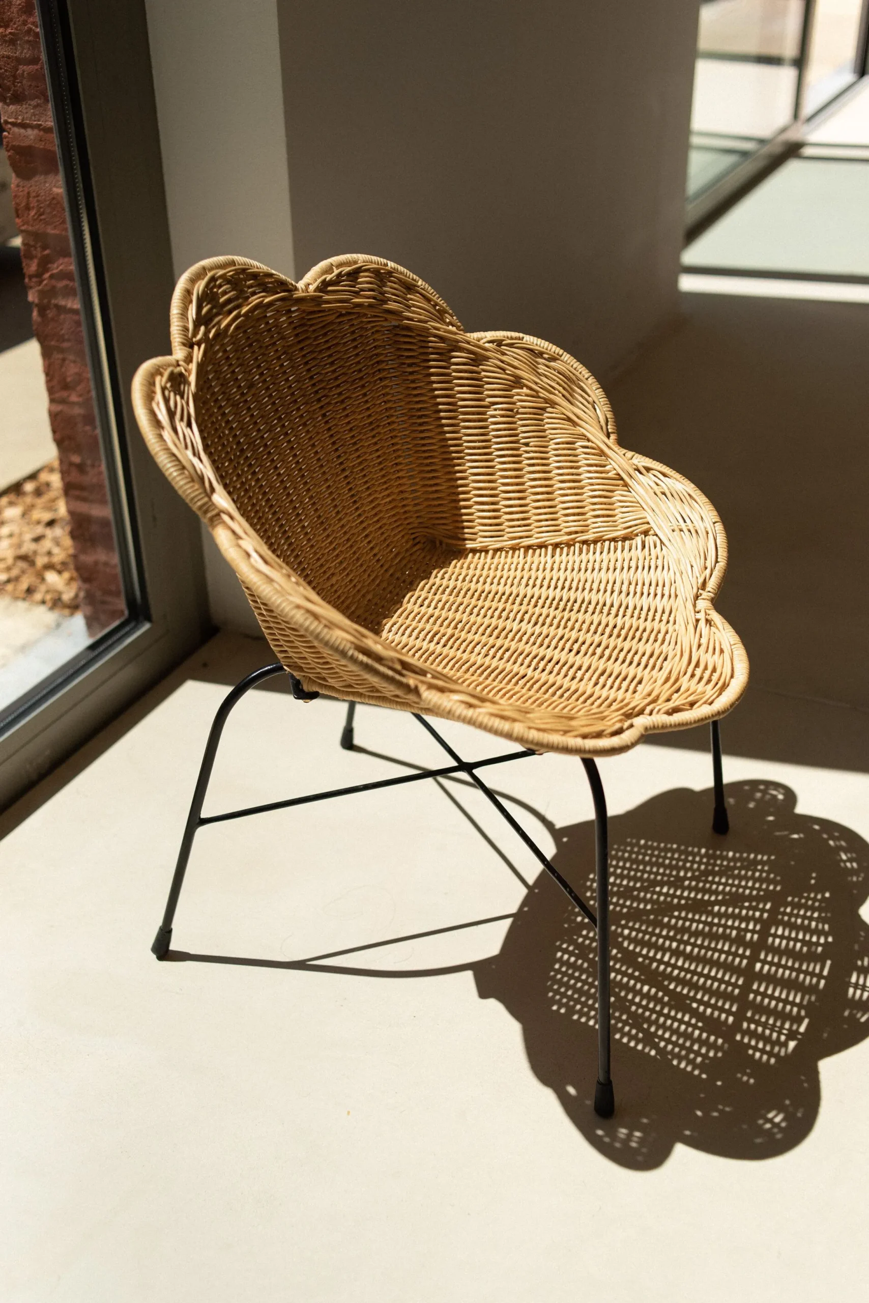 Childhome Chaises Enfants-Chaise enfant Fleur en rotin