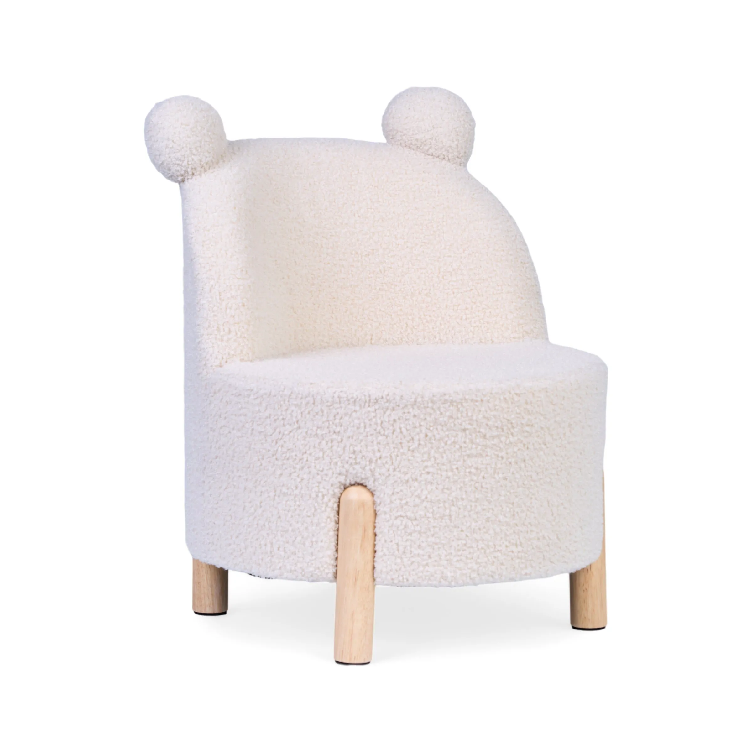 Childhome Chaises Enfants-Chaise Pour Enfants - Teddy - Ecru Naturel