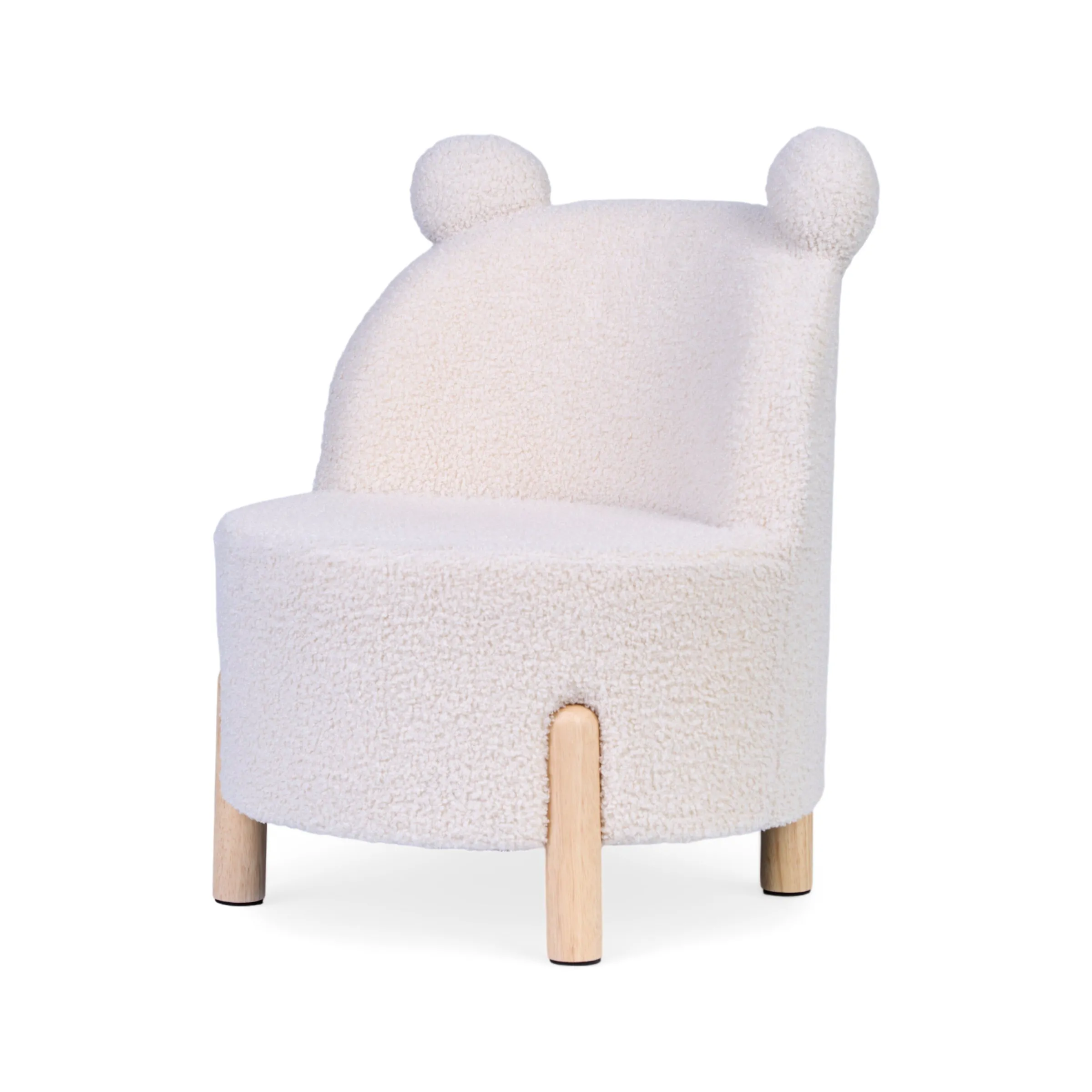 Childhome Chaises Enfants-Chaise Pour Enfants - Teddy - Ecru Naturel