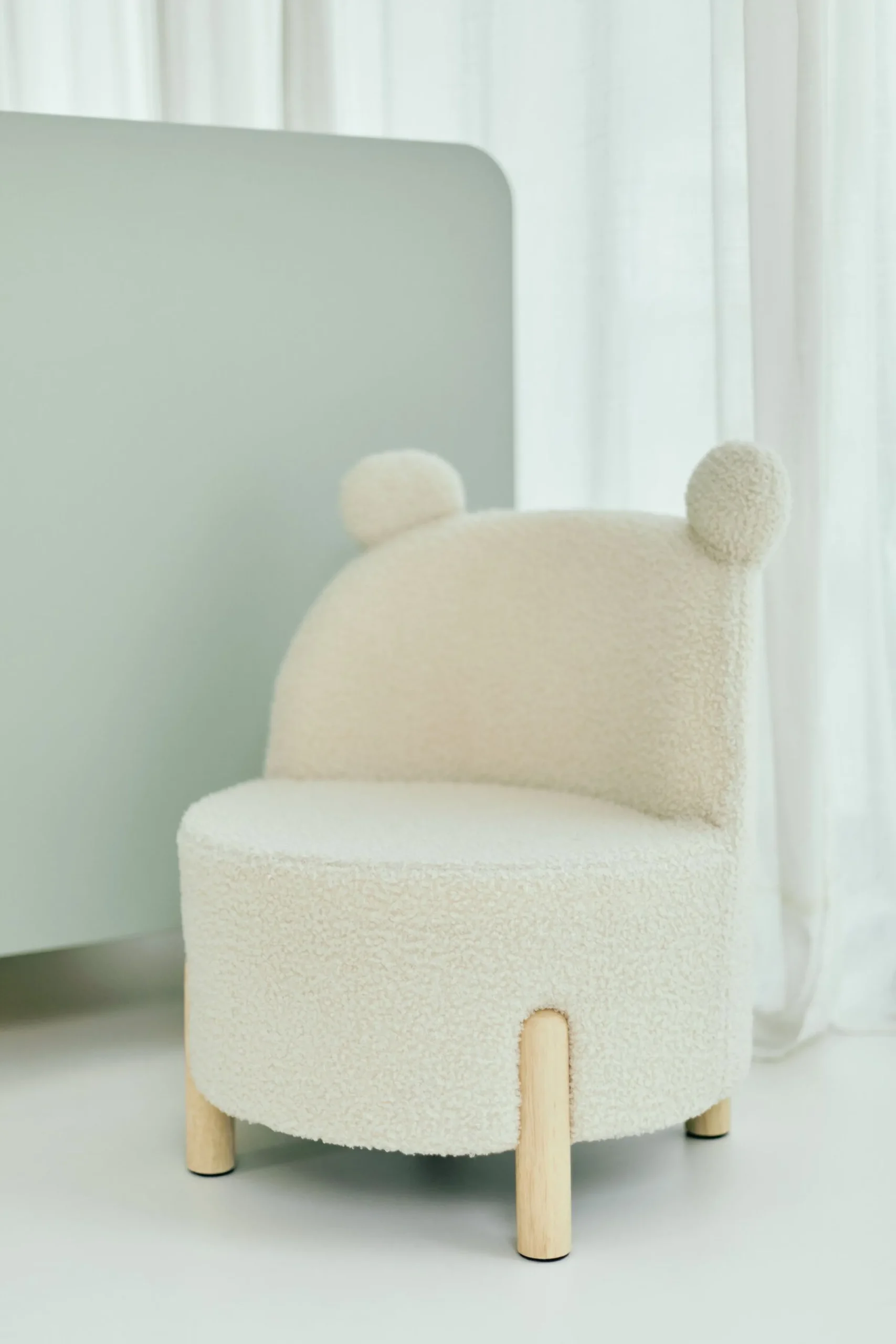 Childhome Chaises Enfants-Chaise Pour Enfants - Teddy - Ecru Naturel