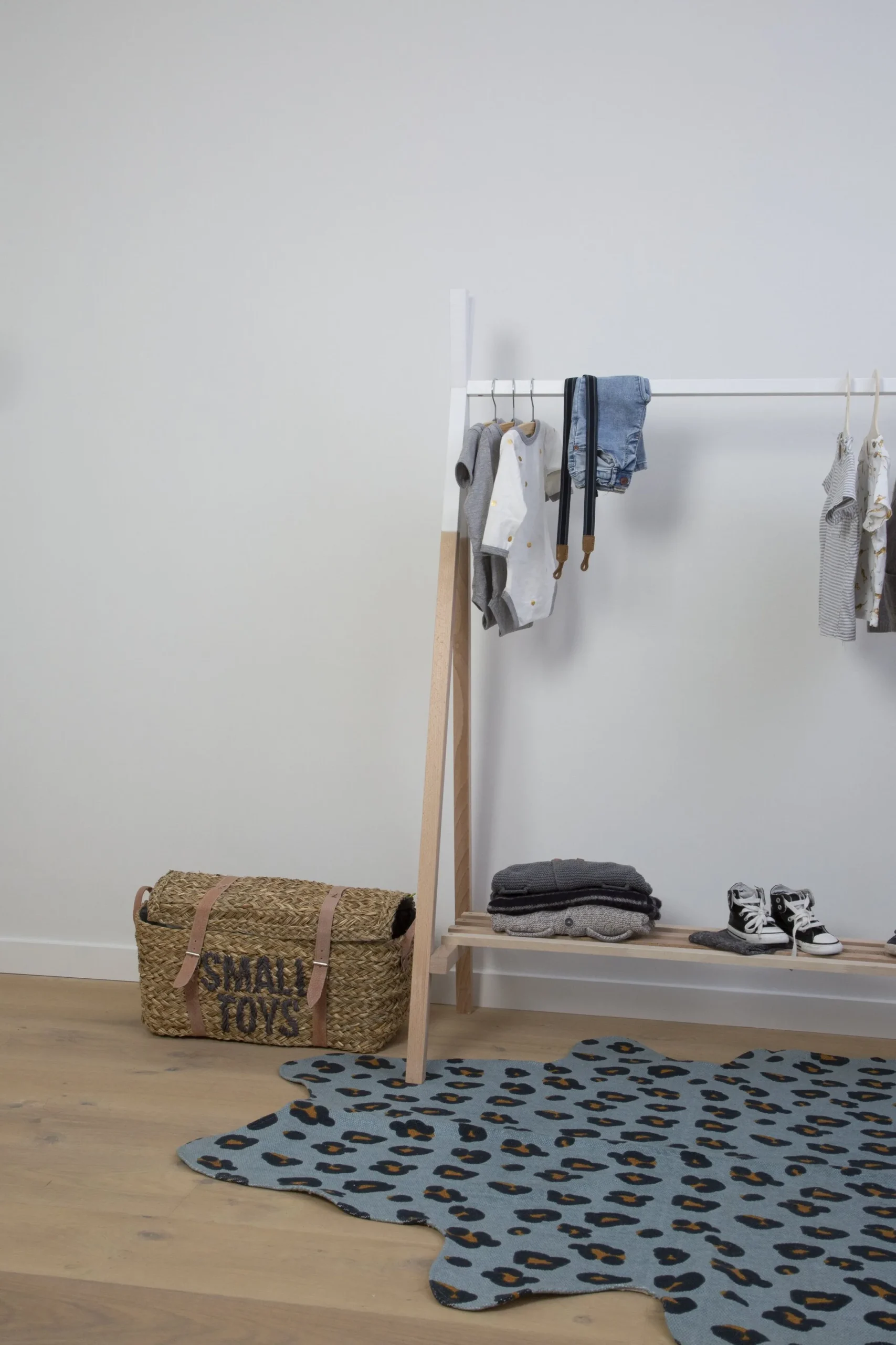 Childhome Paniers De Rangement-Coffre à jouets en rotin Anthracite 2pcs
