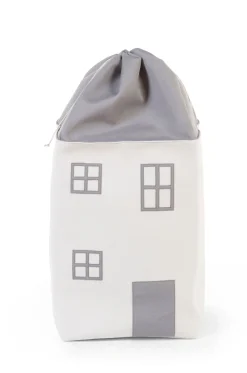 Childhome Paniers De Rangement-Coffre à jouets House gris cassé