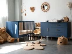 Childhome Commodes|Bold Blue-Commode 4 tiroirs Bleu gras