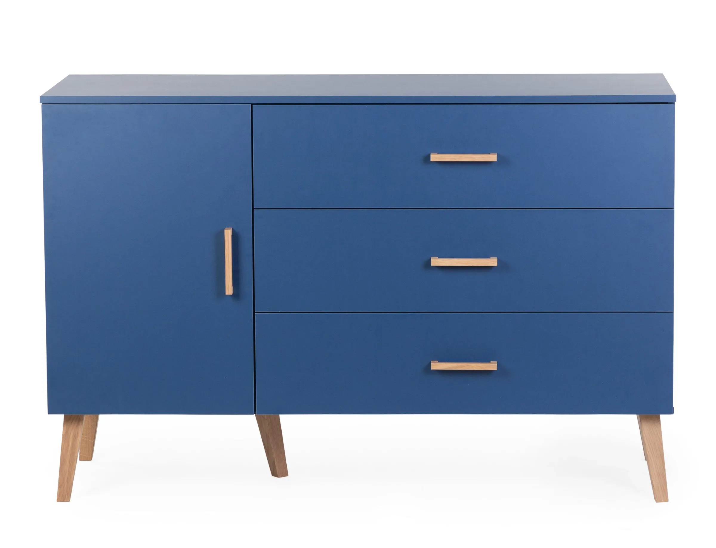 Childhome Commodes|Bold Blue-Commode 4 tiroirs Bleu gras