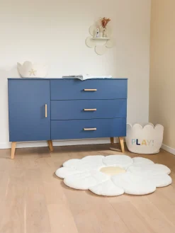 Childhome Commodes|Bold Blue-Commode 4 tiroirs Bleu gras