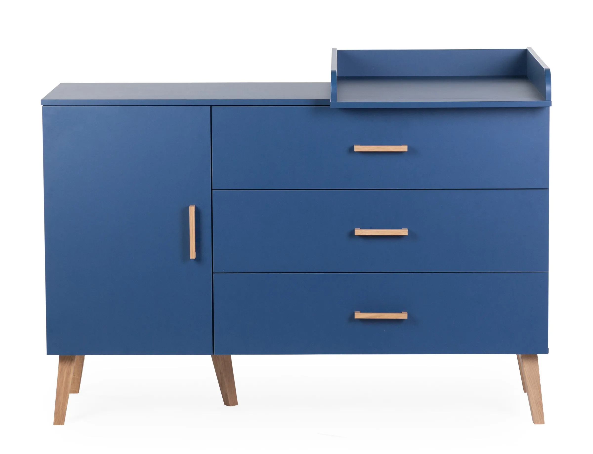 Childhome Commodes|Bold Blue-Commode 4 tiroirs Bleu gras