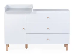 Childhome Commodes|Wonder White-Commode 4 tiroirs Wonder white