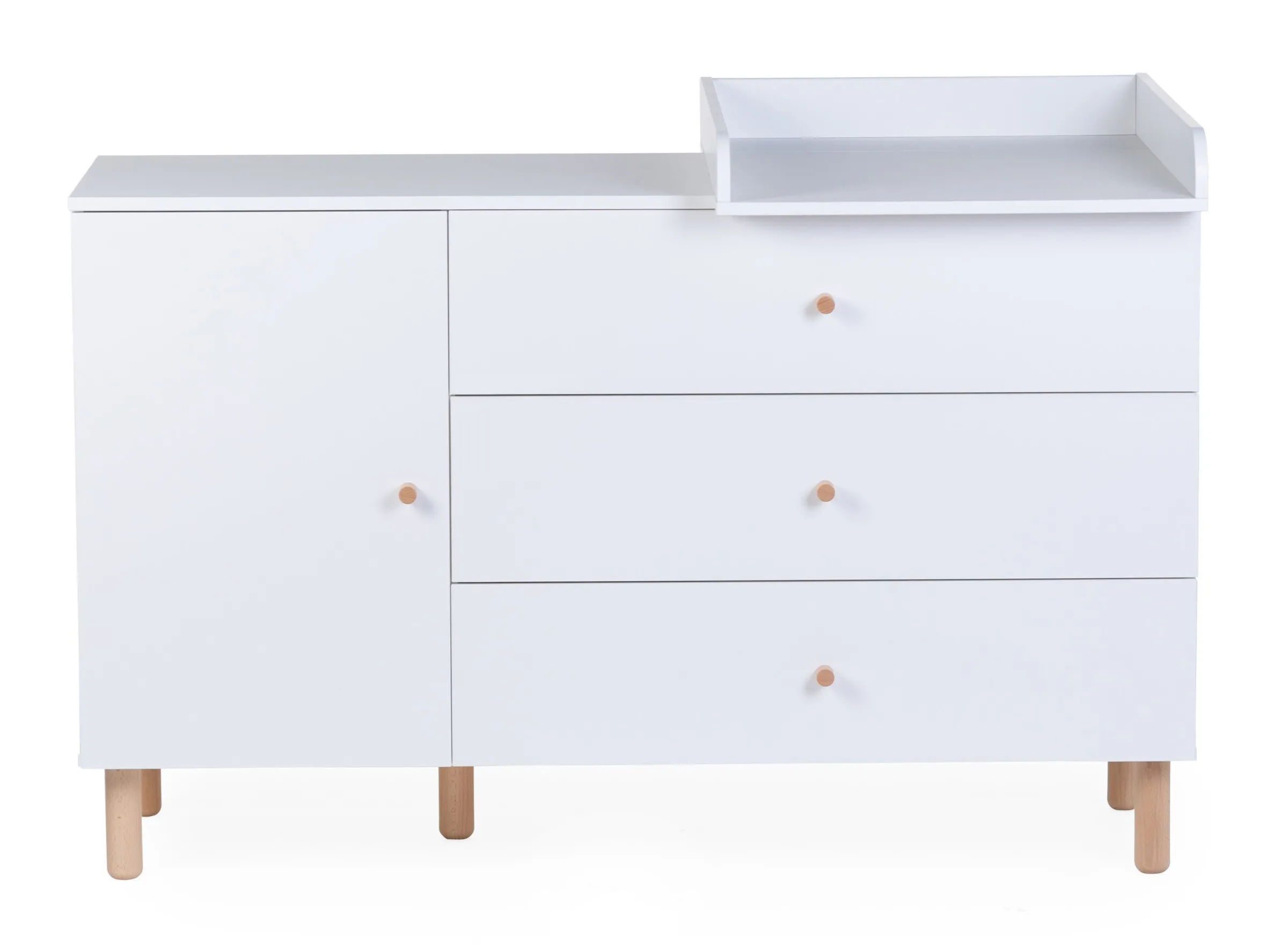 Childhome Commodes|Wonder White-Commode 4 tiroirs Wonder white