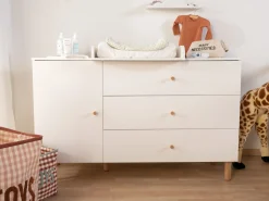 Childhome Commodes|Wonder White-Commode 4 tiroirs Wonder white