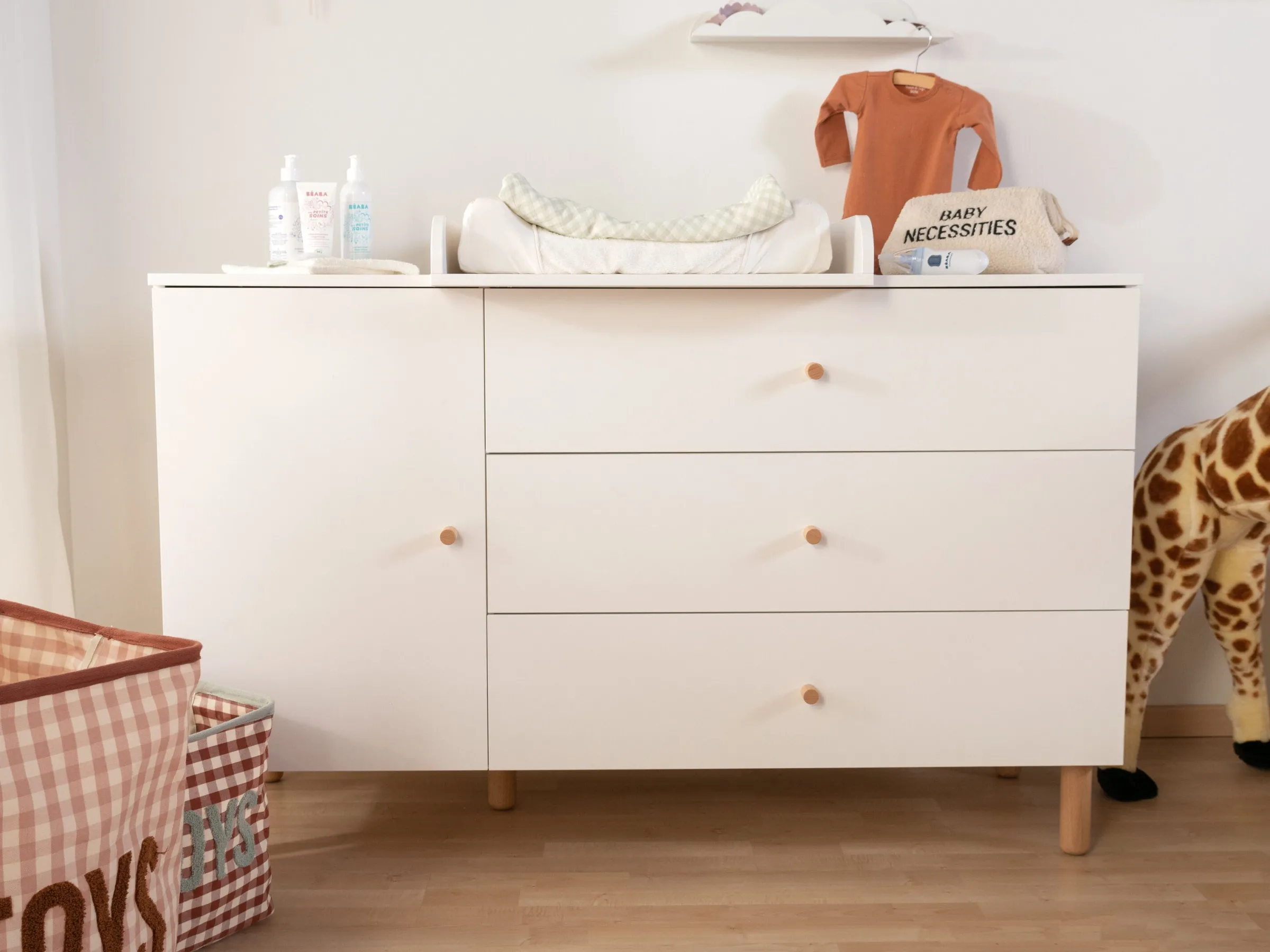 Childhome Commodes|Wonder White-Commode 4 tiroirs Wonder white