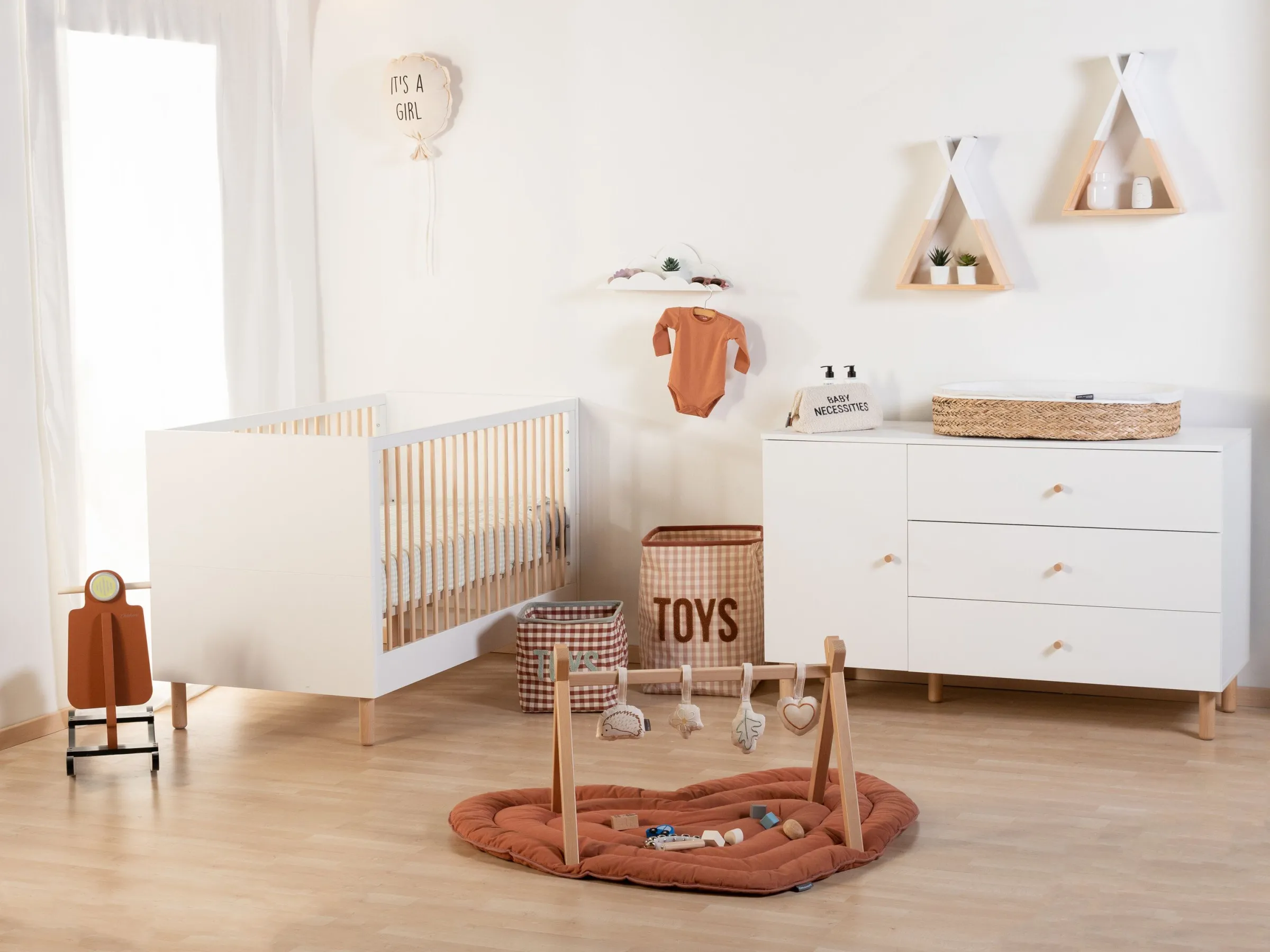 Childhome Commodes|Wonder White-Commode 4 tiroirs Wonder white