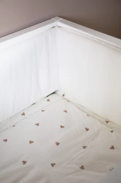 Childhome Protection Parc-Contour De Parc - 35x340 Cm - Jersey + Mousseline - Hearts