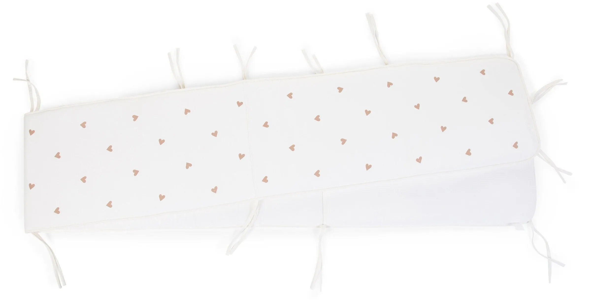 Childhome Protection Parc-Contour De Parc - 35x340 Cm - Jersey + Mousseline - Hearts
