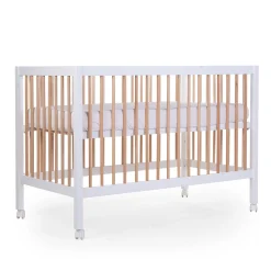 Childhome Lits D'enfant Et De Bébé-COT 97 - Lit de bébé - 120x60Cm - Blanc Naturel