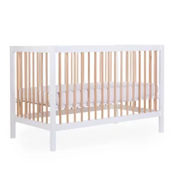 Childhome Lits D'enfant Et De Bébé-COT 97 - Lit de bébé - 120x60Cm - Blanc Naturel