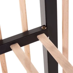 Childhome Lits D'enfant Et De Bébé-COT 97 - Lit de bébé - 120x60Cm – Noir Naturel