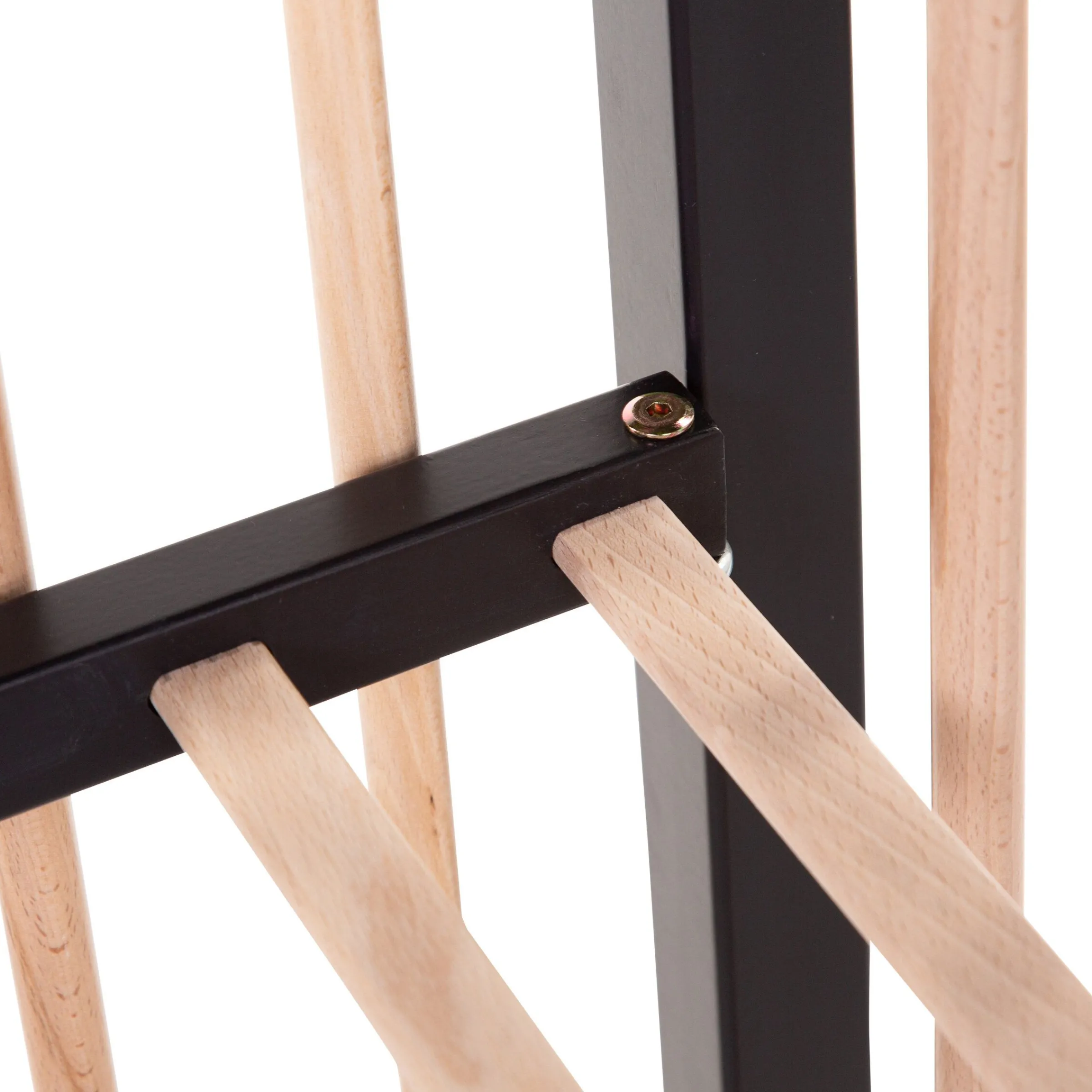 Childhome Lits D'enfant Et De Bébé-COT 97 - Lit de bébé - 120x60Cm – Noir Naturel