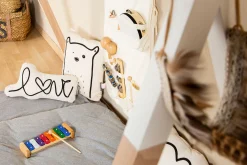 Childhome Coussins Décoratifs-Coussin Décoratif - Toile - Love Letter