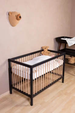 Childhome Couvertures-Couverture De Bébé - 80x100 Cm - Jersey Melange Beige / Musl