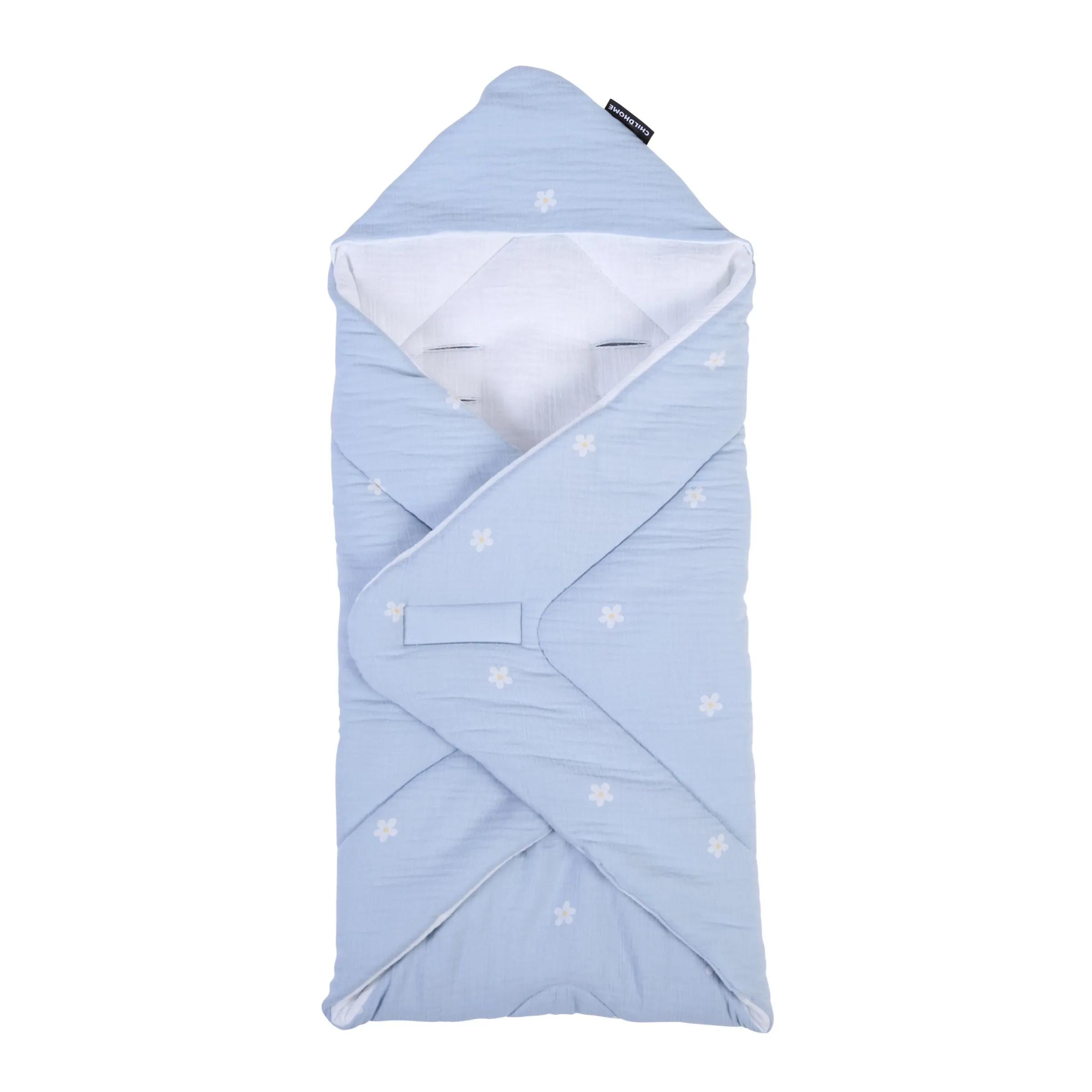 Childhome Couvertures Enveloppantes-Couverture Enveloppante Universelle - 75x75 cm - Mousseline